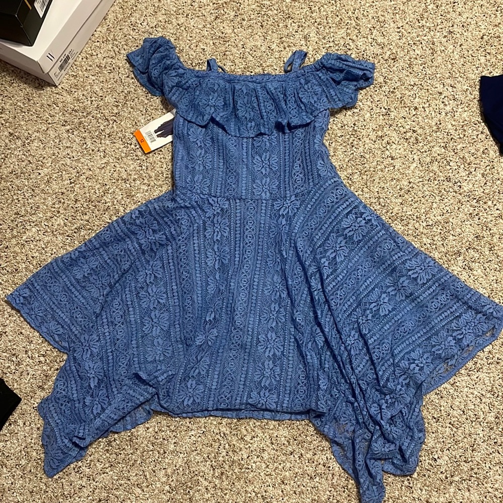 BCB Girls size 12 girl/tween medium blue dress
